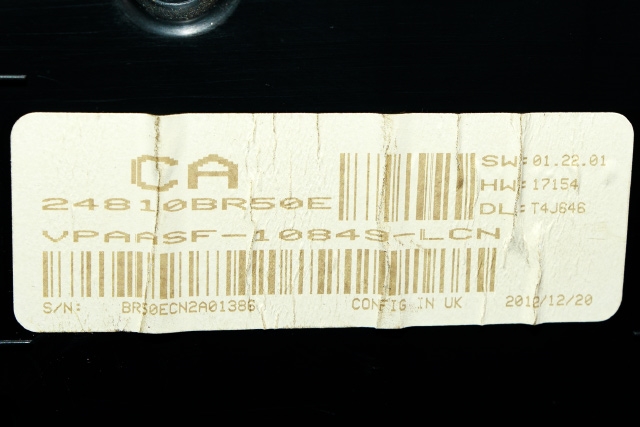Instrumentpanel til Nissan Qashqai 2010-2014 (Type I, Fase 2) (NISSAN|24810-BR50E|)