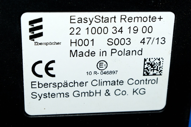 Styreenhet diverse til Honda CR-V 2012-2018 (Type IV) (EBERSPACHR|221000341900|)