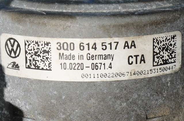 ABS sentral til Audi A3 2012-2016 (Type III, Fase 1)  (VAG|3Q0 614 517 AA|3Q0 907 379 AA|)