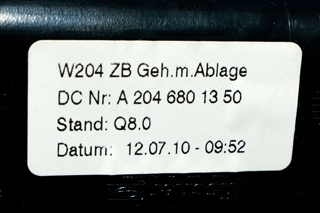 Dashbord askebeger til Mercedes E-Klasse 2009-2013 (Fase 1) (W212) (W212) (MERCEDES|A 204 680 13 50|)