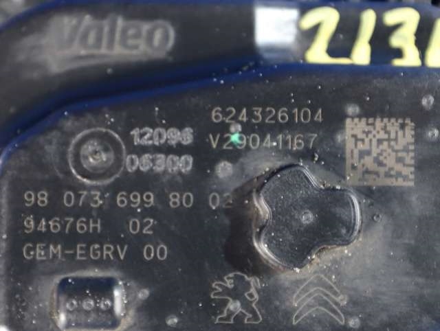 EGR-ventil til Toyota Proace 2016-->> (Type II) (PSA|98 073699 80-02|)