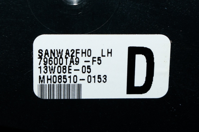 Varmeapparat betjening til Honda Civic 2012-2015 (Type IX, Fase 1)  (HONDA|79600-TA9-F5|)