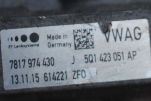 Tannstang elektrisk til Audi A3 2012-2016 (Type III, Fase 1) (ZF|7817 974 430|5Q1 423 051 AP|)