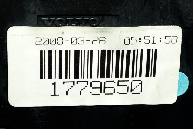 Bilstereo betjeningspanel til Volvo V70 2007-2013 (Type III, Fase 1)  