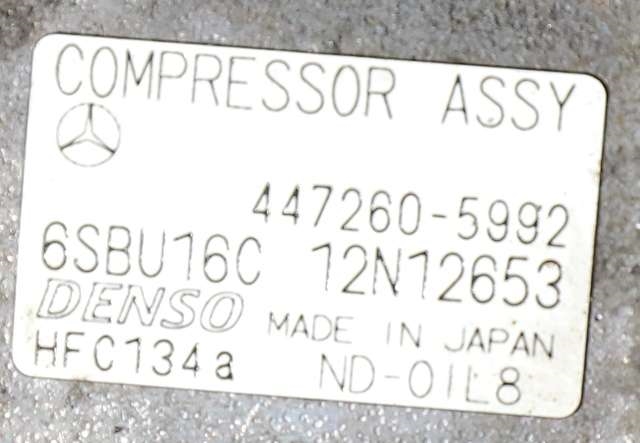 Aircondition kompressor til Mercedes E-Klasse 2009-2013 (Fase 1) (W212) (W212) (DENSO|447260-5992|)