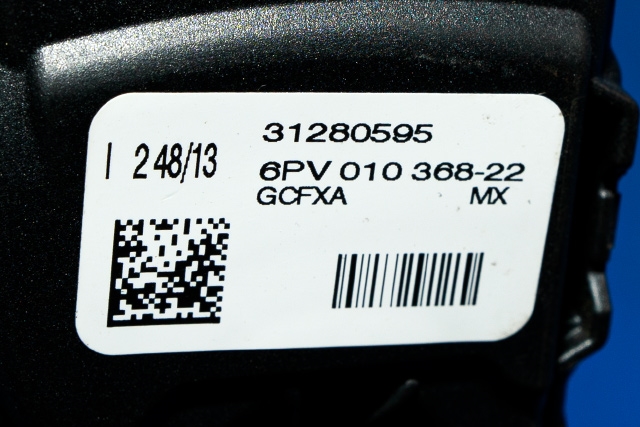 Pedal gass til Volvo V40 2012-2019  (HELLA|6PV 010 368-22|31280595|)
