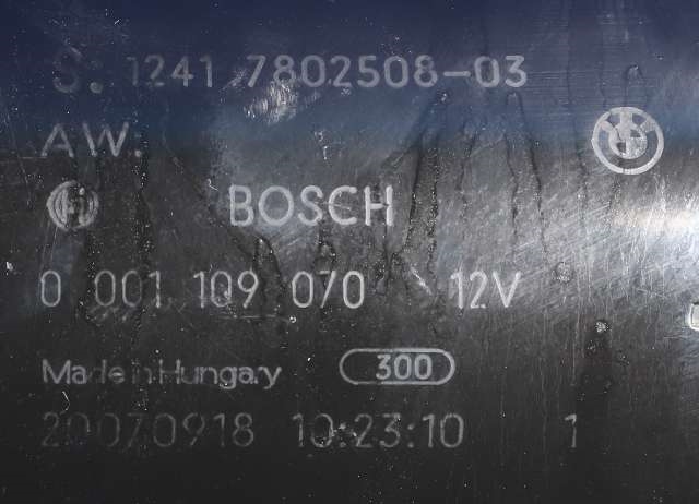 Starter diesel til BMW 5-Serie 2003-2010 (E60/E61) (E60/E61) (BOSCH|0 001 109 070|12.41-7 802 508|)