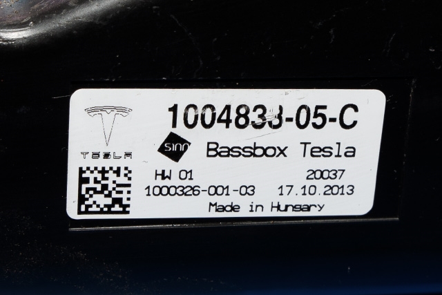 Bilstereo sub-woofer til Tesla Model S 2013-2016 (Fase 1) (TESLA|1004833-05-C|)