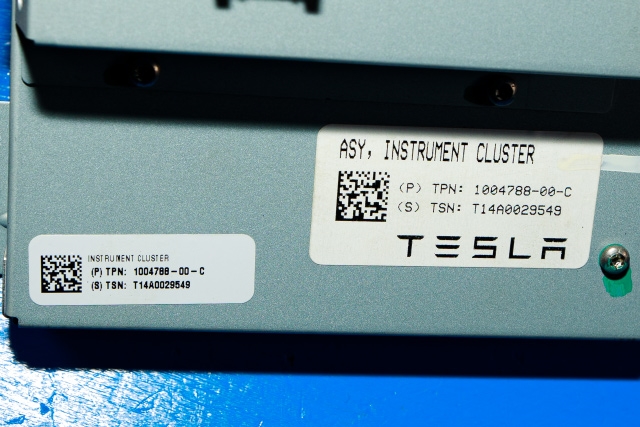 Instrumentpanel til Tesla Model S 2013-2016 (Fase 1)  (TESLA|1004788-00-C|)