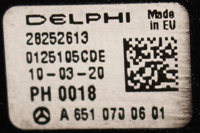 Dieselpumpe til Mercedes E-Klasse 2009-2013 (Fase 1) (W212) (W212) (MERCEDES|A 651 070 06 01|)