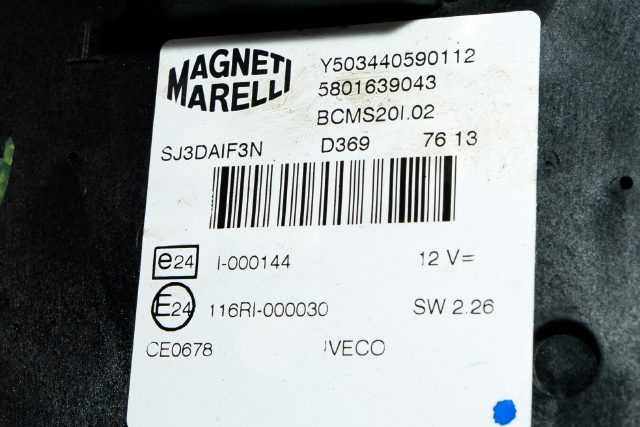Sikringsboks til Iveco Daily 2011-2014 (Type V)  (FIAT|5801639043|)