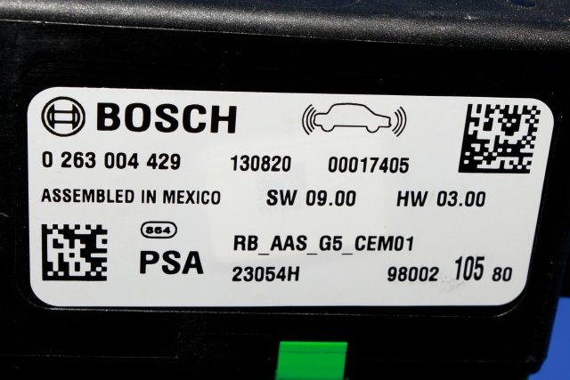 Styreenhet parkering til Peugeot 308 2013-2021 (Type II)  (BOSCH|0 263 004 429|98 002105 80|)