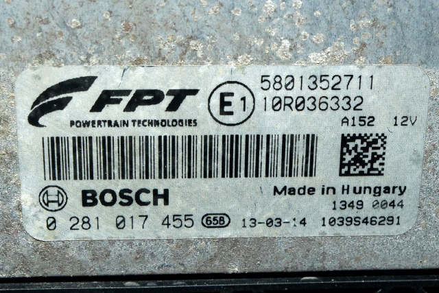 Styreenhet motor til Iveco Daily 2011-2014 (Type V) (BOSCH|0 281 017 455|5801352711|)