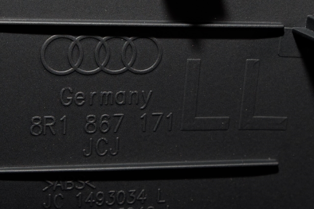 Bryter ruteheis førerdørspanel til Audi Q5 2008-2012 (Type I, Fase 1)  
