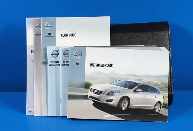Instruksjonsbok til Volvo V60, 2010-2013 (Type I, Fase 1)  