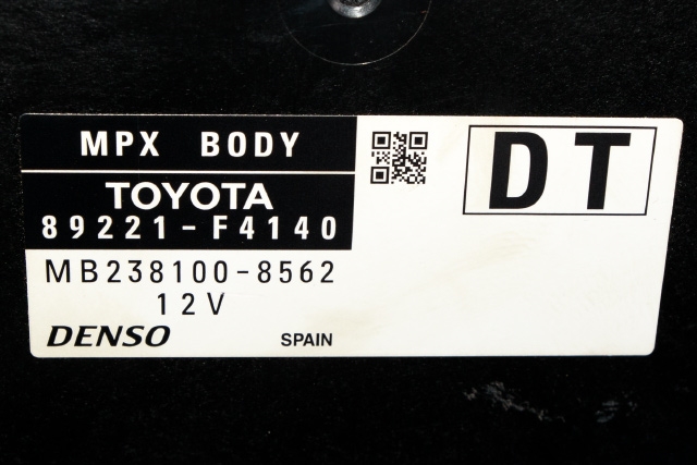 Styreenhet diverse til Toyota C-HR 2016-->> (DENSO|238100-8562|89221-F4140|)