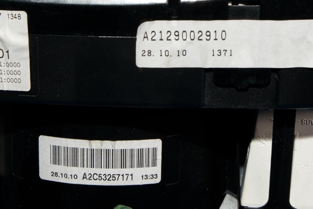Instrumentpanel til Mercedes E-Klasse, Coupe/Cab 2009-2013 (Fase 1) (C207) (C207) (MERCEDES|A 212 900 29 10|)