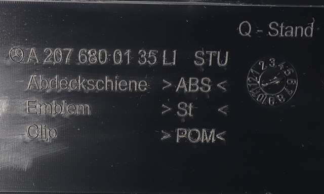 Innredning diverse til Mercedes E-Klasse, Coupe/Cab 2013-2017 (Fase 2) (C207) (C207) (MERCEDES|A 207 680 01 35|)
