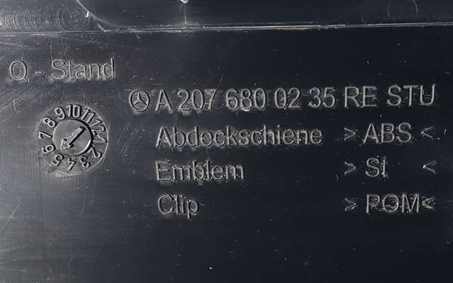 Innredning diverse til Mercedes E-Klasse, Coupe/Cab 2013-2017 (Fase 2) (C207) (C207) (MERCEDES|A 207 680 02 35|)