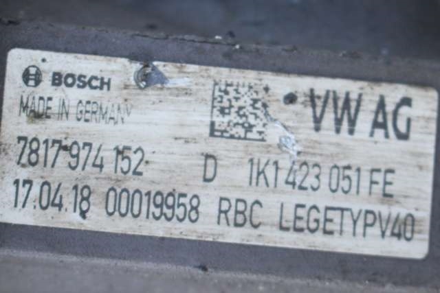 Tannstang elektrisk til VW Caddy 2015-2020 (Type III, Fase 3)  (VAG|1K1 423 051 FE|)