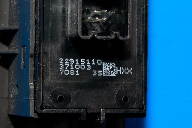 Bryter ruteheis til Opel Mokka X 2016-2019 (Type I, Fase 2)  (GM|22 915 110|)
