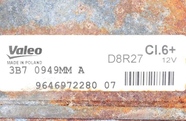 Starter diesel til Peugeot Expert 2016-->> (Type III) (VALEO|D8R27|96 469722 80|)