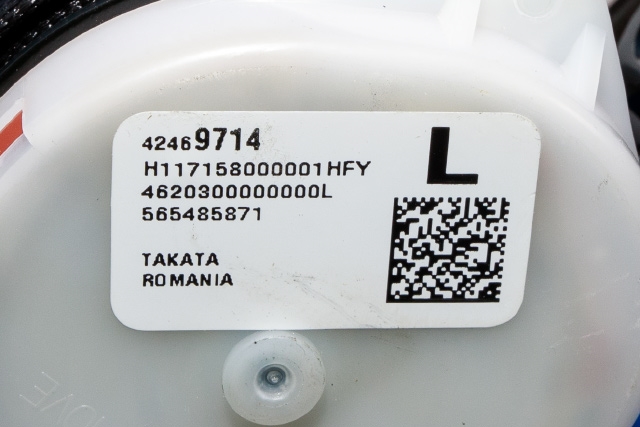 Sikkerhetsbelte bak venstre til Opel Mokka X 2016-2019 (Type I, Fase 2)  (GM|42 469 714|)