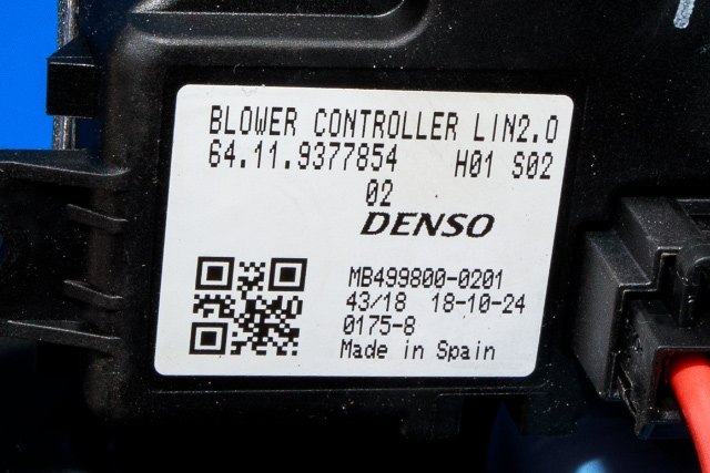 Varmeapparat motor til BMW i3 2013-2022 (DENSO|116360-2027|64.11-9 297 751|)