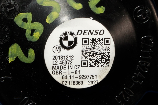 Varmeapparat motor til BMW i3 2013-2022 (DENSO|116360-2027|64.11-9 297 751|)