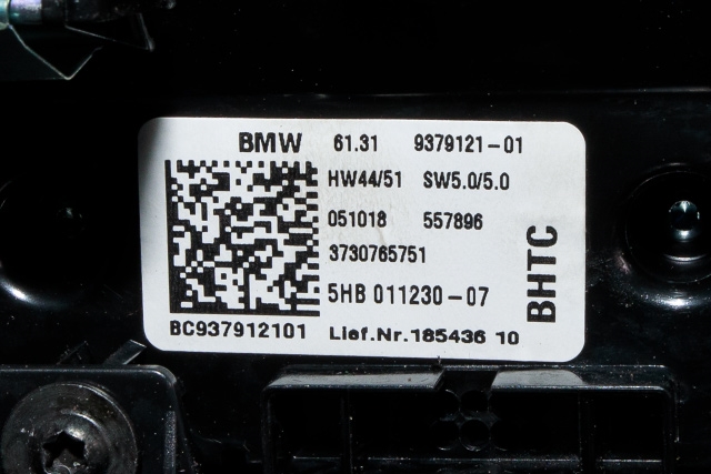 Varmeapparat betjening til BMW i3 2013-2022  (HELLA|5HB 011 230-07|9 379 121|)