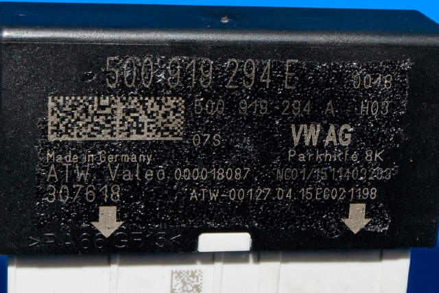 Styreenhet parkering til VW Polo 2014-2017 (Type V, Fase 2)  (VAG|5O0 919 294 E|)
