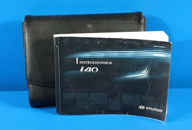 Instruksjonsbok til Hyundai i40, 2012-2017  
