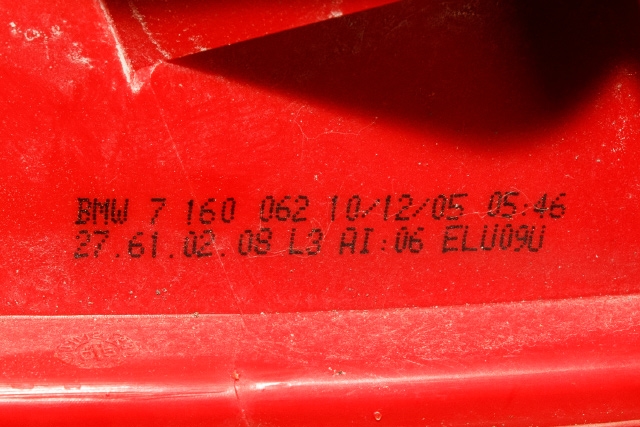 Baklykt høyre ytre til BMW 3-Serie 2005-2011 (E90/E91/E92/E93) (E90/E91/E92/E93) (BMW|7 160 062|)