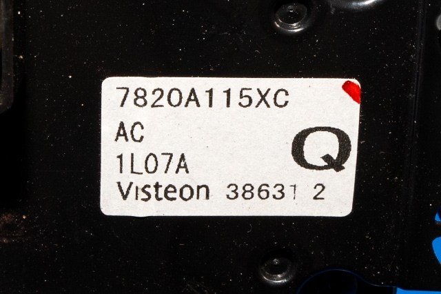 Varmeapparat betjening til Mitsubishi ASX 2010-2019 (MITSUBISHI|7820A115XC|)