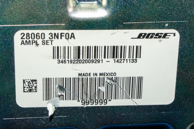 Bilstereo forsterker til Nissan Leaf 2011-2017 (Type I) (NISSAN|28060-3NF0A|)