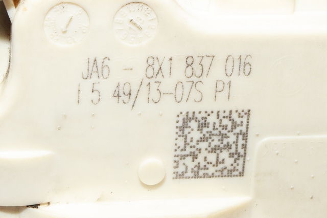 Låsekasse høyre foran til Audi A1 2010-2014 (Type I, Fase 1)  (VAG|8X1 837 016|)