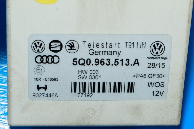 Varmeapparat diverse til VW Passat 2015-2019 (Fase 1) (B8) (B8) (WEBASTO|9027446A|5Q0 963 513 A|)