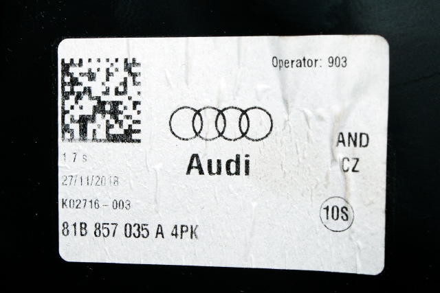 Hanskerom til Audi Q2 2016-->> (VAG|81B 857 035 A|)