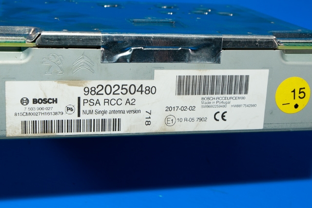 Bilstereo navigasjon til Peugeot Expert 2016-->> (Type III) (PEUGEOT|98 202504 80|)