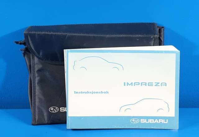 Instruksjonsbok til Subaru Impreza, 2008-2012 (Type III)