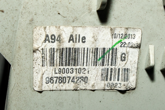 Baklykt venstre ytre til Peugeot 2008 2013-2019 (Type I)  (PEUGEOT|96 780742 80|)