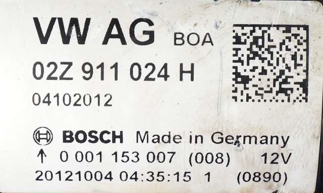 Starter diesel til VW Passat 2011-2015 (B7) (B7) (BOSCH|0 001 153 007|02Z 911 024 H|)