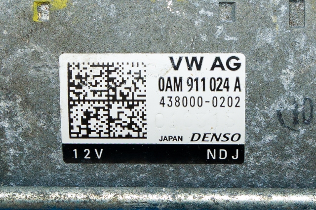 Starter til VW Polo 2014-2017 (Type V, Fase 2)  (DENSO|438000-0202|0AM 911 024 A|)