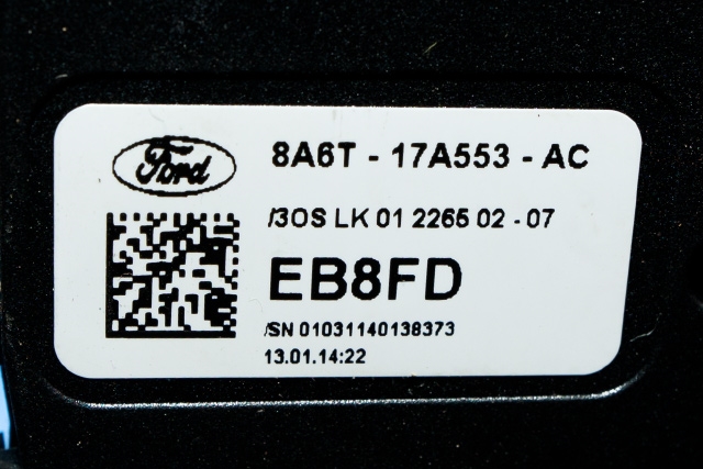 Bryter visker til Ford Fiesta 2013-2017 (Type VI, Fase 2)  (FORD|8A6T-17A553-AC|)