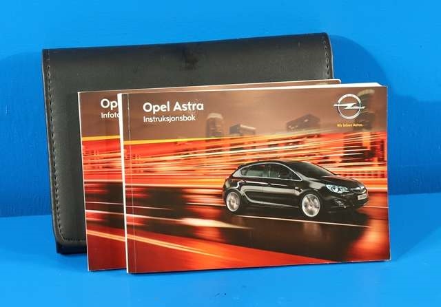 Instruksjonsbok til Opel Astra J, 2010-2015  