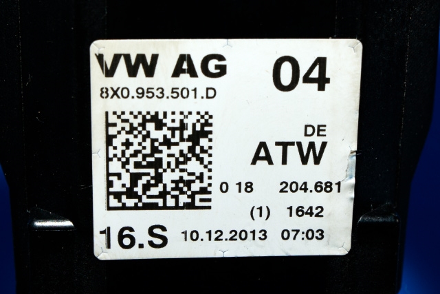 Bryter combi til Audi A1 2010-2014 (Type I, Fase 1) (VAG|8X0 953 501 D|)