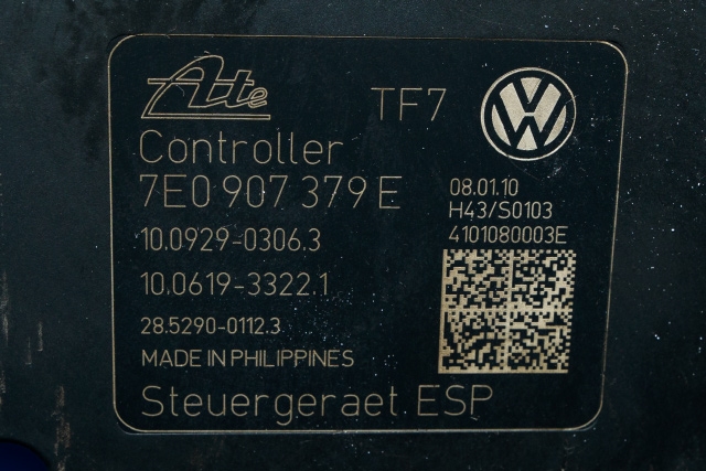 ABS sentral til VW Transporter / Caravelle 2009-2015 (Fase 2) (T5) (T5) (VAG|7E0 614 517 A|7E0 907 379 E|)
