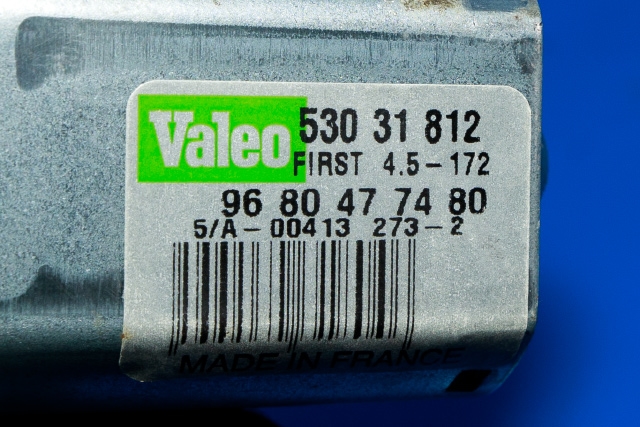 Viskermotor bakrute til Peugeot 3008 2009-2016 (Type I) (VALEO|530 31 812|96 804774 80|)