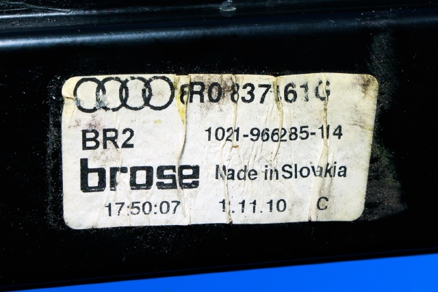 Ruteheis venstre foran til Audi Q5 2008-2012 (Type I, Fase 1) (VAG|8K0 959 801 B|)
