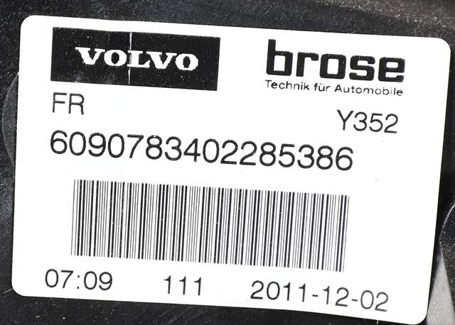 Ruteheis høyre foran til Volvo V60 2010-2013 (Type I, Fase 1)